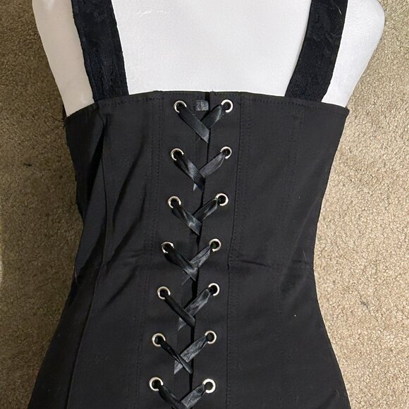 Royal Bones Black Corset Size S - Picture 3 of 4